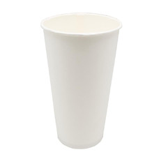 Стакан (Ф) бумажный одноразовый 400 мл.,белый 90-530, 50/tube, 800/ctn
