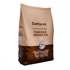 Напиток растворимый фасованный порошкообразный Горячий шоколад 02 DeMarco, 1кг