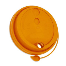 Крышки (В) 80мм оранжевые флип-топ 50шт.